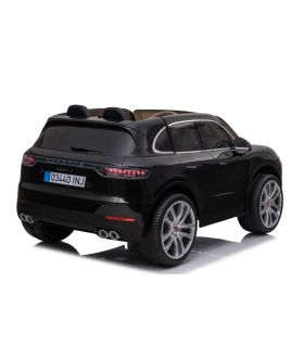 Voiture électrique 2 places Porsche Cayenne S Noire - Pack Luxe