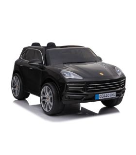 Voiture électrique 2 places Porsche Cayenne S Noire - Pack Luxe