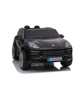 Voiture électrique 2 places Porsche Cayenne S Noire - Pack Luxe