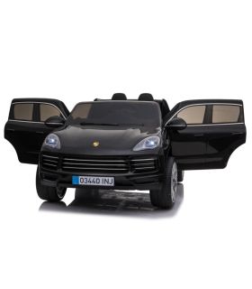 Voiture électrique 2 places Porsche Cayenne S Noire - Pack Luxe