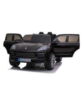 Voiture électrique 2 places Porsche Cayenne S Noire - Pack Luxe