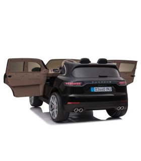 Voiture électrique 2 places Porsche Cayenne S Noire - Pack Luxe