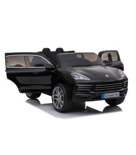 Voiture électrique 2 places Porsche Cayenne S Noire - Pack Luxe