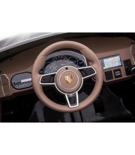 Voiture électrique 2 places Porsche Cayenne S Noire - Pack Luxe