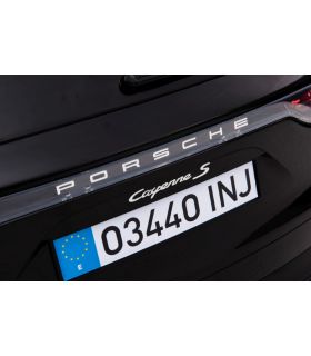 Voiture électrique 2 places Porsche Cayenne S Noire - Pack Luxe