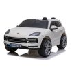 Voiture électrique 2 places Porsche Cayenne S Blanche - Pack Luxe