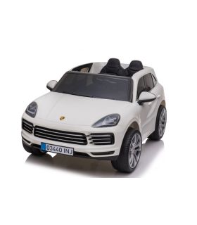 Voiture électrique 2 places Porsche Cayenne S Blanche - Pack Luxe