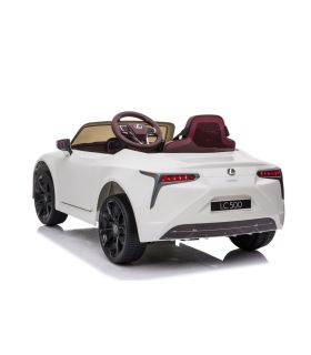 Voiture électrique 12V Lexus LC500 Blanche - Pack Luxe
