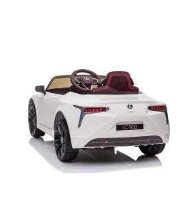 Voiture électrique 12V Lexus LC500 Blanche - Pack Luxe