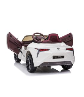 Voiture électrique 12V Lexus LC500 Blanche - Pack Luxe