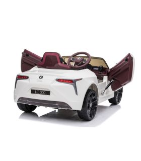 Voiture électrique 12V Lexus LC500 Blanche - Pack Luxe