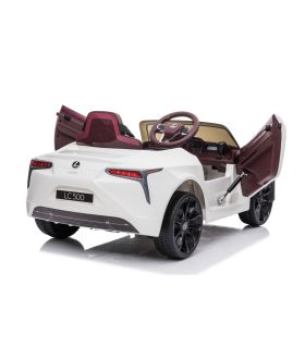Voiture électrique 12V Lexus LC500 Blanche - Pack Luxe