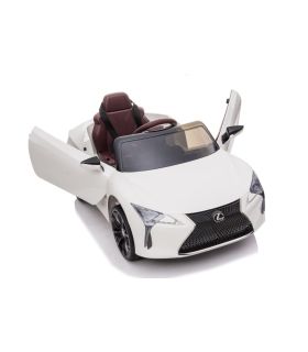 Voiture électrique 12V Lexus LC500 Blanche - Pack Luxe