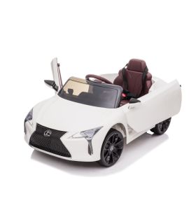 Voiture électrique 12V Lexus LC500 Blanche - Pack Luxe