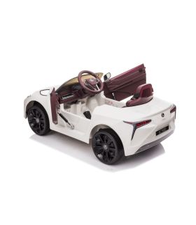 Voiture électrique 12V Lexus LC500 Blanche - Pack Luxe