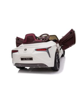 Voiture électrique 12V Lexus LC500 Blanche - Pack Luxe