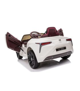 Voiture électrique 12V Lexus LC500 Blanche - Pack Luxe