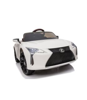 Voiture électrique 12V Lexus LC500 Blanche - Pack Luxe