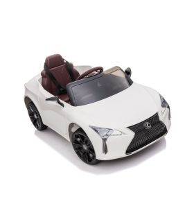 Voiture électrique 12V Lexus LC500 Blanche - Pack Luxe