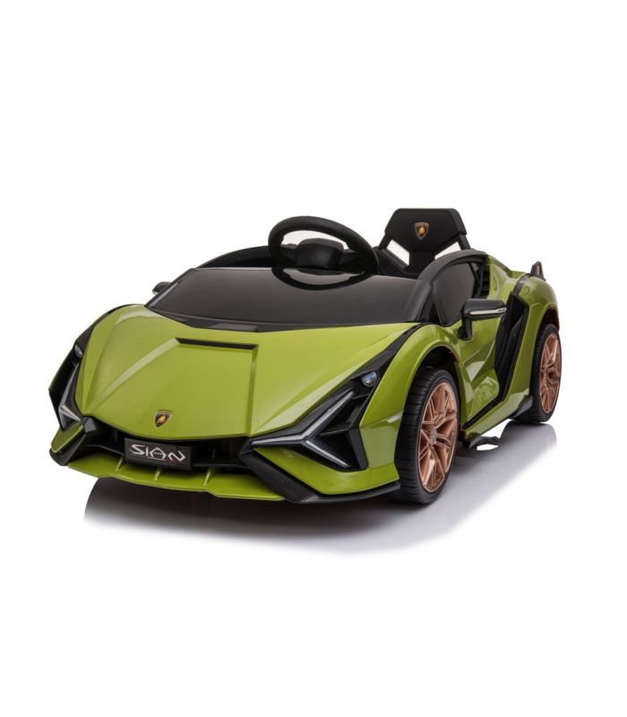Voiture électrique 12V Lamborghini Sian Vert - Pack Luxe