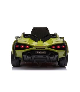 Voiture électrique 12V Lamborghini Sian Vert - Pack Luxe