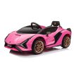 Voiture électrique 12V Lamborghini Sian Rose - Pack Luxe