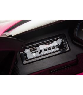 Voiture électrique 12V Lamborghini Sian Rose - Pack Luxe