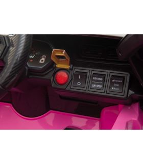 Voiture électrique 12V Lamborghini Sian Rose - Pack Luxe