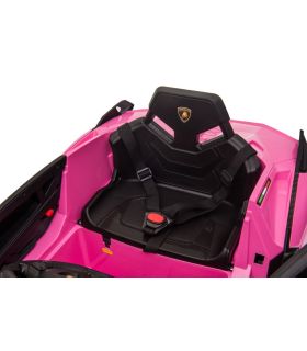 Voiture électrique 12V Lamborghini Sian Rose - Pack Luxe