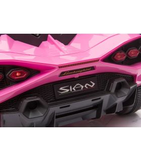 Voiture électrique 12V Lamborghini Sian Rose - Pack Luxe
