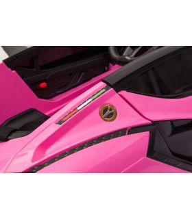 Voiture électrique 12V Lamborghini Sian Rose - Pack Luxe