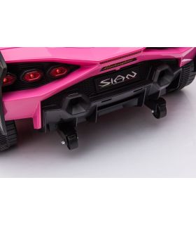Voiture électrique 12V Lamborghini Sian Rose - Pack Luxe