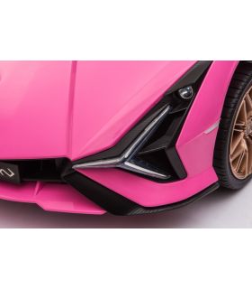 Voiture électrique 12V Lamborghini Sian Rose - Pack Luxe