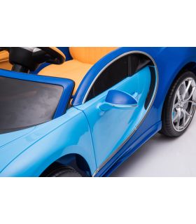 Voiture électrique 12V Bugatti Chiron Bleu - Pack Luxe