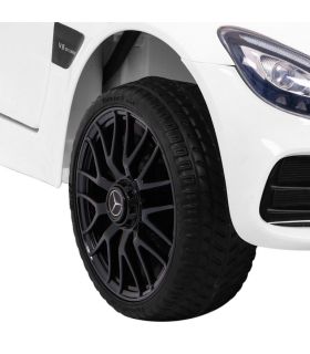 Voiture électrique enfant 12V Mercedes-Benz GT Blanche - Pack Luxe