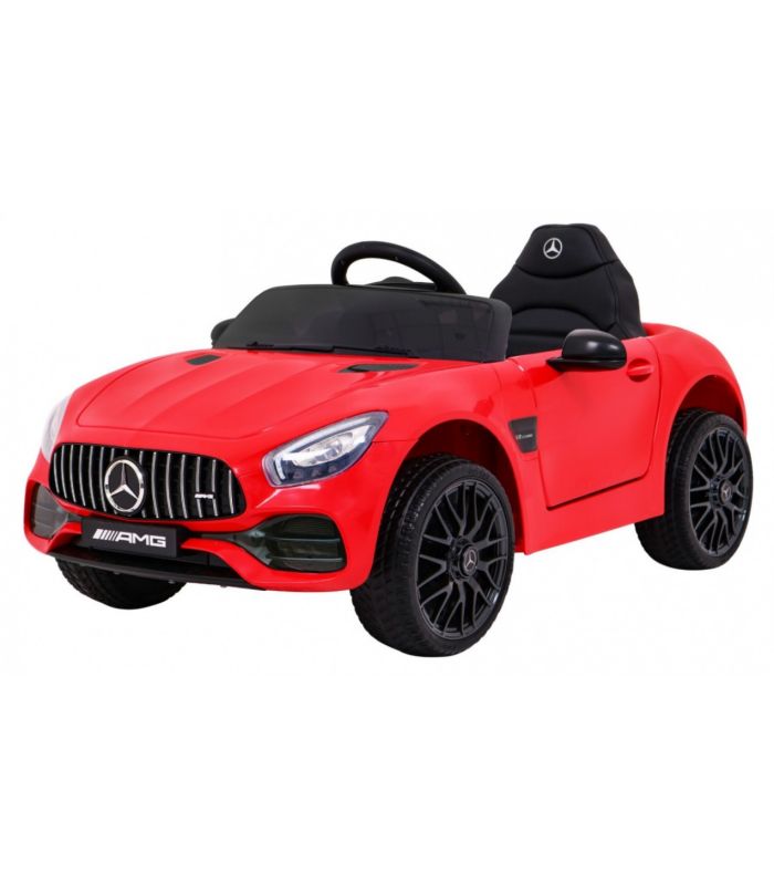 Voiture électrique enfant 12V Mercedes-Benz GT Rouge - Pack Luxe