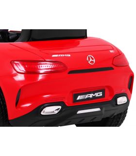 Voiture électrique enfant 12V Mercedes-Benz GT Rouge - Pack Luxe