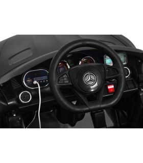 Voiture électrique enfant 12V Mercedes-Benz GT Noire - Pack Luxe