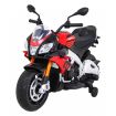 Moto électrique 12V Aprilia V4 Rouge - Pack Luxe