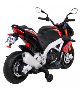 Moto électrique 12V Aprilia V4 Rouge - Pack Luxe