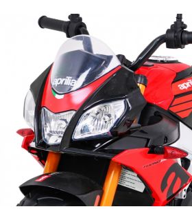 Moto électrique 12V Aprilia V4 Rouge - Pack Luxe