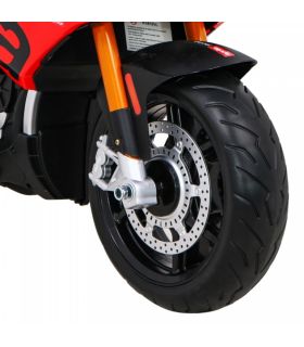 Moto électrique 12V Aprilia V4 Rouge - Pack Luxe