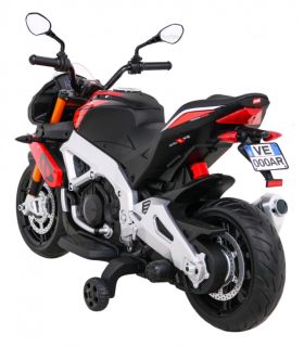 Moto électrique 12V Aprilia V4 Rouge - Pack Luxe