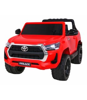 Voiture électrique 2 places 12V Toyota Hilux Rouge - Pack Luxe