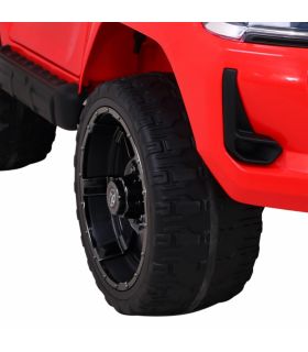 Voiture électrique 2 places 12V Toyota Hilux Rouge - Pack Luxe