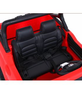 Voiture électrique 2 places 12V Toyota Hilux Rouge - Pack Luxe