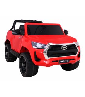Voiture électrique 2 places 12V Toyota Hilux Rouge - Pack Luxe