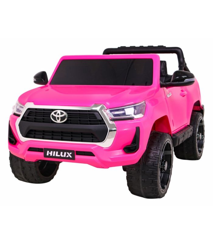 Voiture électrique 2 places 12V Toyota Hilux Rose - Pack Luxe