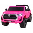 Voiture électrique 2 places 12V Toyota Hilux Rose - Pack Luxe