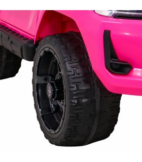 Voiture électrique 2 places 12V Toyota Hilux Rose - Pack Luxe